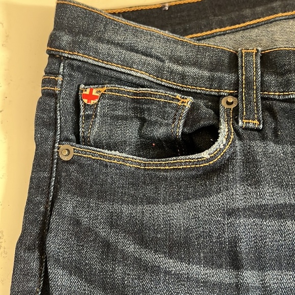 Hudson “Krista Super Skinny” dark distressed jean 29 - Picture 3 of 9